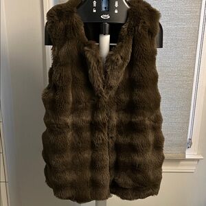 Nina Leonard Chocolate Brown Vest